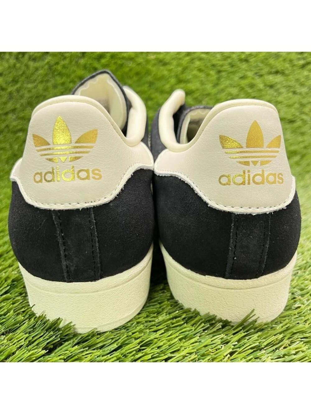 Adidas Originals Superstar Mens Size 10 Black Athletic Running Shoes Sneakers